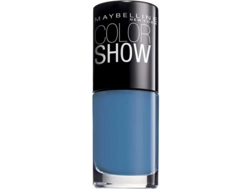Gemey Maybelline Nail Polish Color Show No. 283 Babe Its Blue