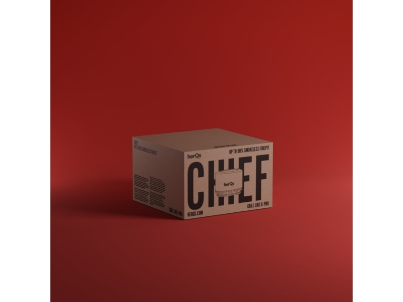 herQs Smokeless FirePit Chief ? Smokeless outdoor fire pit for large gatherings in gardens patios & corporate events | Trädgården - Grillar - Kolgrillar | GameStuff