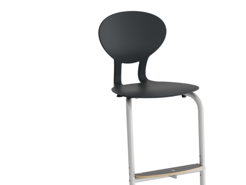 Stuhl Rocka 3073M 63H Schwarz/Alugrau Ral9006