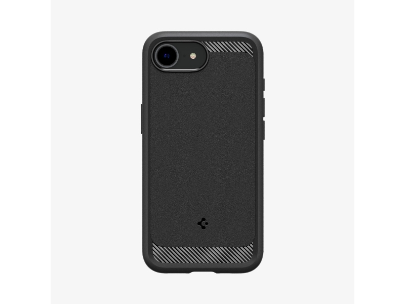 Spigen Rugged Armor (Magfit), Cover, Apple, Iphone 16E, 15,5 Cm (6.1"), Sort