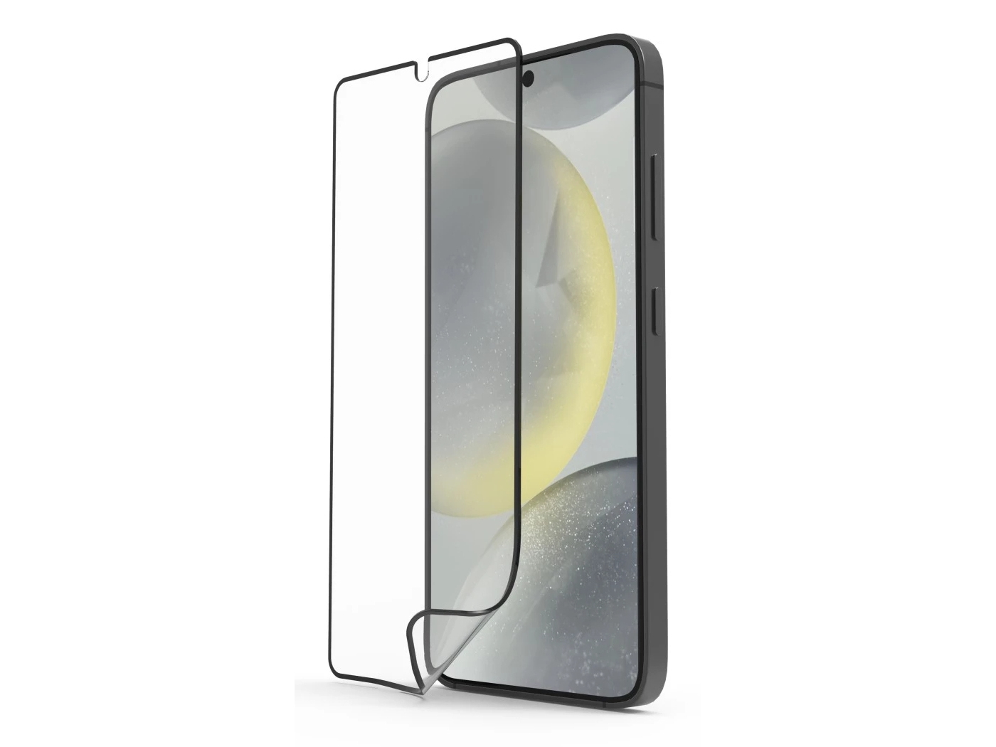 Hama Super Hybrid Samsung Galaxy S25 Slagtålig Reptålig Splitterskyddad Stöttålig Svart Transparent 1 Styck