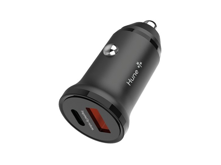 Hune Topo Cc Dual Typ C &Amp Usb Schwarz