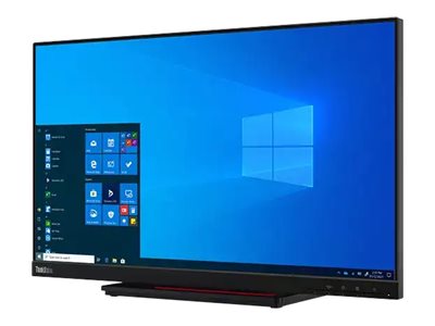 Lenovo Thinkvision T24t 20 Led Skarm 24  " 23.8  " Visbar Pekskarm 1920 X 1080 Full Hd 1080p @ 60 Hz Ips 300 Cd/m² 1000:1 4 Ms Hdmi