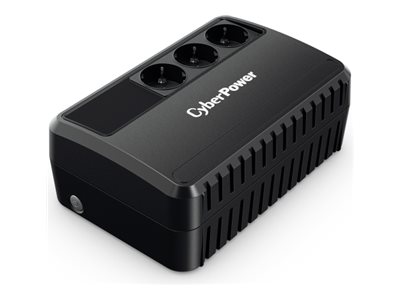 Cyberpower Bu650eg - Usv - Ac 230 V - 360 Watt - 650 Va - 1-Faset - Verschlossene Bleisäure (Sla) - Output-Stikforbindelser: 3 - Sort