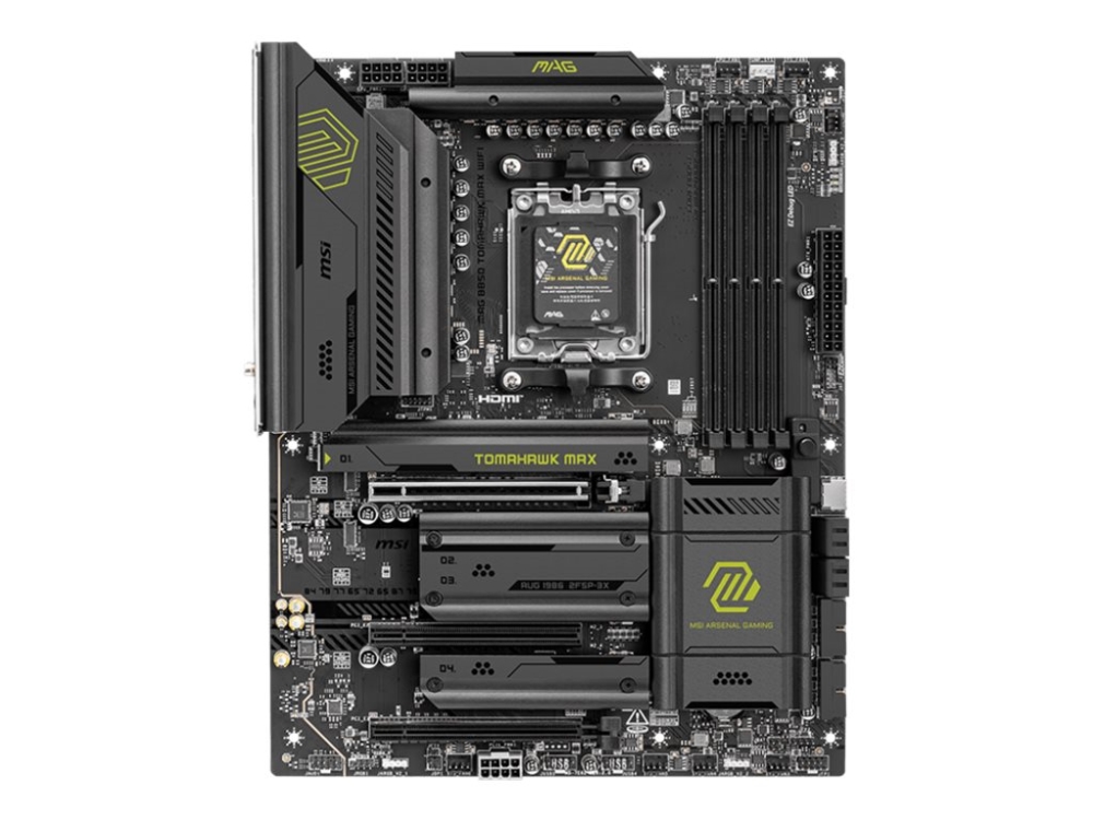 Msi Mag B850 Tomahawk Max Wifi - Motherboard - Atx - Sockel Am5 - Amd B850 Chipsatz - Usb-C 3.2 Gen 2X2, Usb-C 3.2 Gen2, Usb 3.2 Gen 1, Usb 3.2 Gen 2