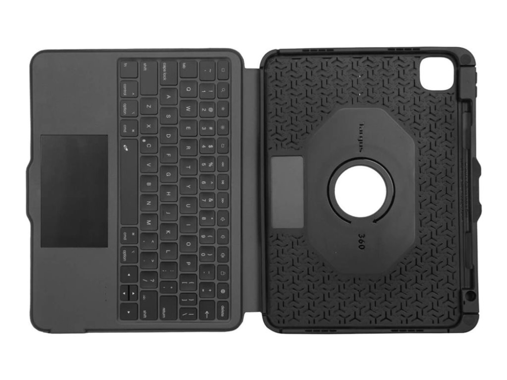 Targus Versavu, Qwerty, Uk Englisch, Trackpad, Apple, Ipad (M5/M4) 11", Schwarz