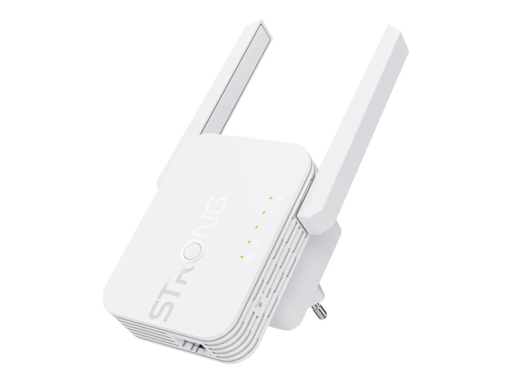 Strong - Wifi-Rækkeviddeforlænger - 2 Porte - 1Gbe - Wi-Fi - 2.4 Ghz