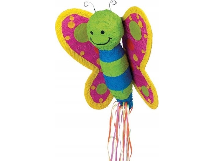 Papier/Plastik Schmetterlings-Piñata 53,3X53,3X16,5 Cm