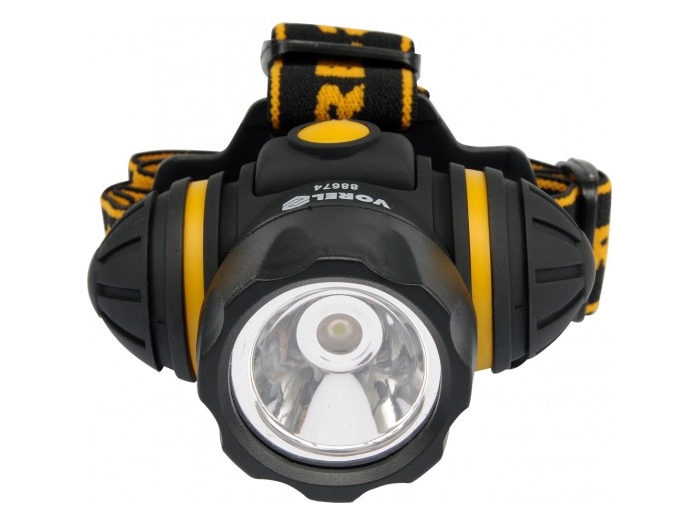 Vorel Headlamp 1 Led 1W 3 Functions (88674)