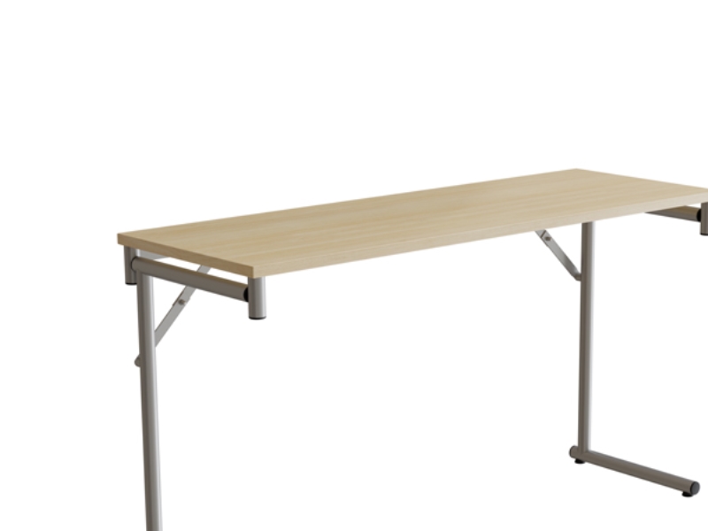 Klappbord Silhuett 1300X450 Mm, Weißes Laminat Und Chromgestell
