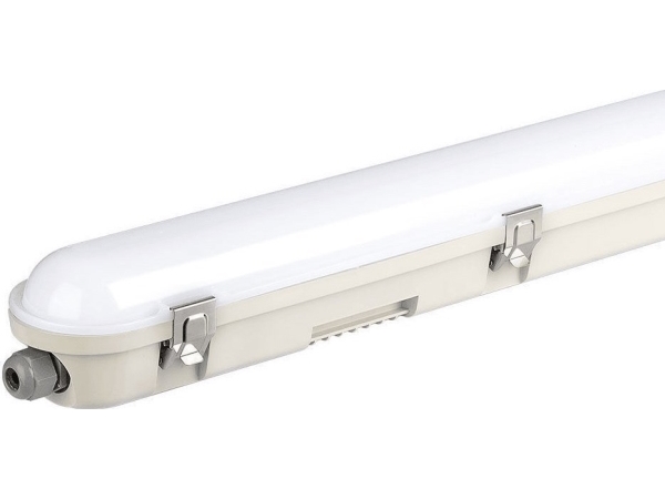 Hermetisk Led V Tac Samsung Chip M Series 48w 150cm 120lm/w Ml Ss Clip Vt 150148 M N 6400k 5760lm 3 Års Garanti