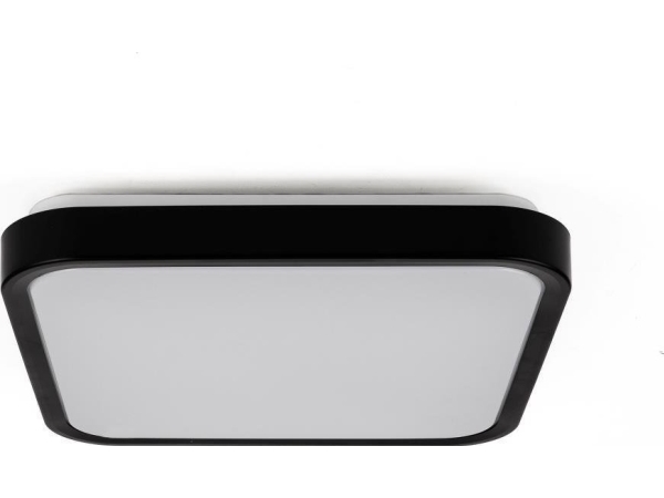 Plafond V Tac 48w Led Samsung Chip Square 42x42cm Ytmonterad Ip44 Svart Vt 8630b 6500k 5160lm 5 Års Garanti