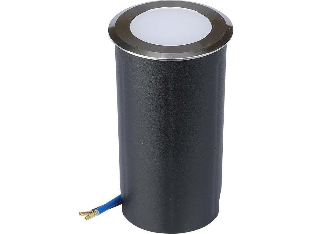 Vtac 1W Led Bodeneinbauleuchte, Silber, 3000K, Ip67