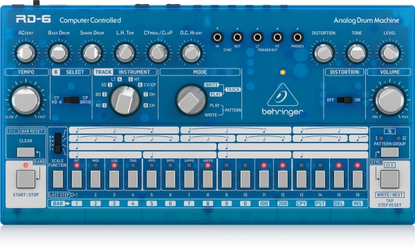 Trommemaskine Behringer RD-6-BB - analog rytmeboks
