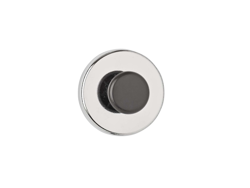Maul 6154996, Klassischer Drehknopf, Schwarz, Metallisch, Stahl, 51 Mm, 51 Mm, 24,5 Mm