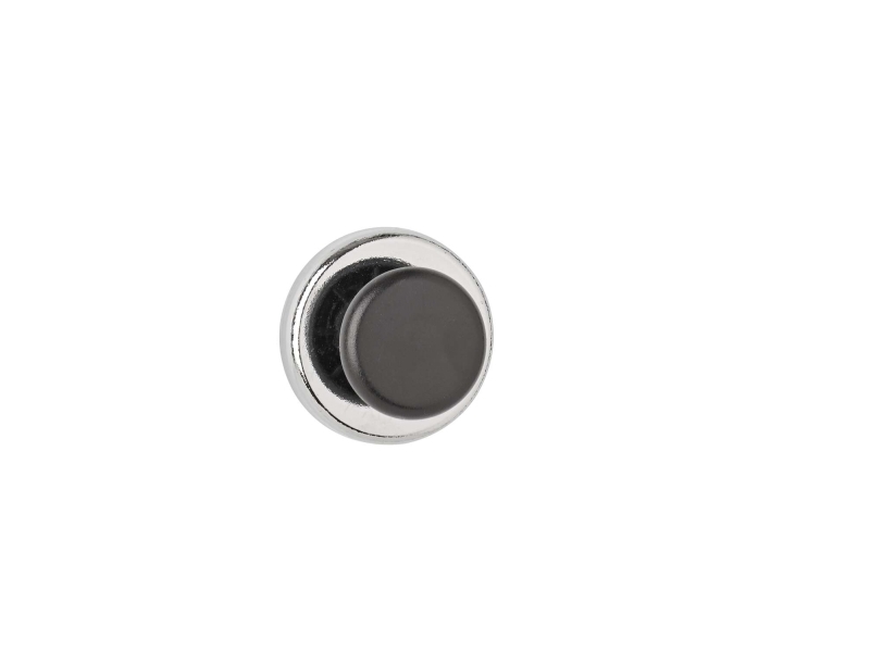Maul 6154896, Klassischer Drehknopf, Schwarz, Metallisch, Stahl, 36 Mm, 36 Mm, 24 Mm
