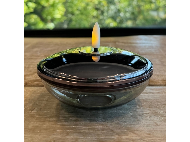 Lia ladattava Ø9.9cmxH5, musta nikkeli, musta nikkeli