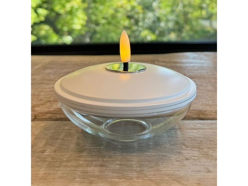 Lia ladattava Ø9.9cmxH5, valkoinen