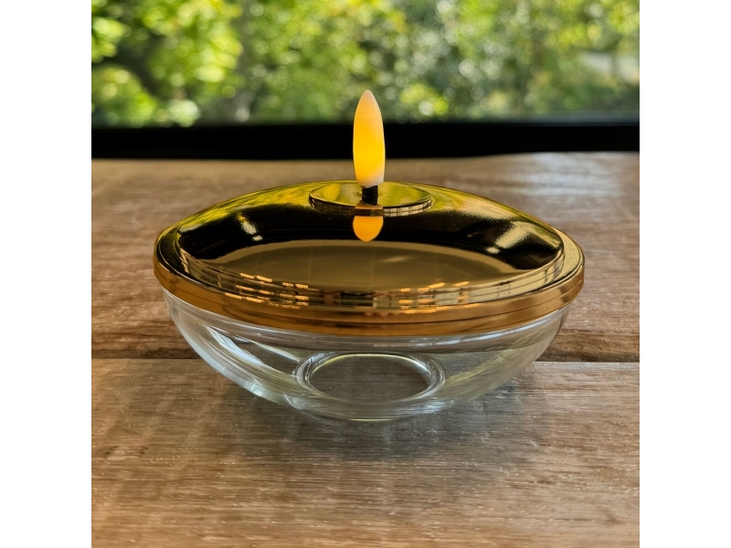 Lia ladattava Ø9.9cmxH5, kultainen