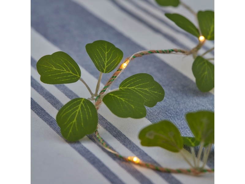 Sirius - Merle Bladranke med 20LED, Grøn, 2m+25cm