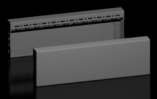 Rittal VX 8660.032, Trimpanel, Svart, Stål, 500 mm, 100 mm, 1,16 kg | Datorer & Surfplattor - Rackkabinetter - Tillbehör | GameStuff