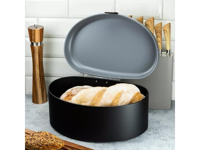 Klausberg Brødboks Brødboks I Metall Klausberg Kb 7576 Brødboks Sort