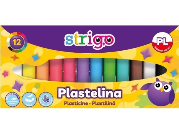 Strigo Plastilin 12 Farben Ssc332