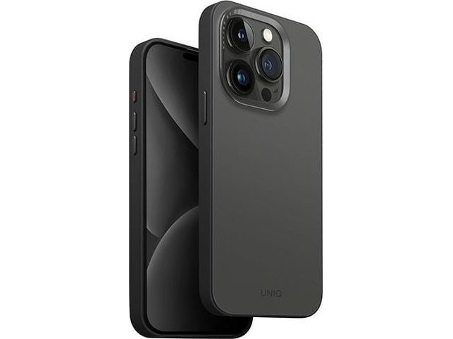 Uniq Lyden Ds Apple Iphone 15 Pro Max 6,7" Magclick-Opladningsetui Til Iphone 15 Pro Max Sort