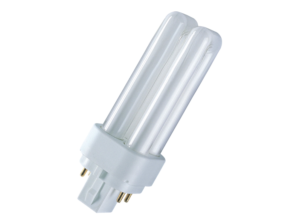 OSRAM DULUX D/E - Ej inbyggt kompakt lysrör - form: T12X2 - G24q-1 - 13.7 W - klass G - varmt vitt ljus - 3000 K | Belysning - Intelligent belysning (Smart Home) - Intelligent belysning | GameStuff