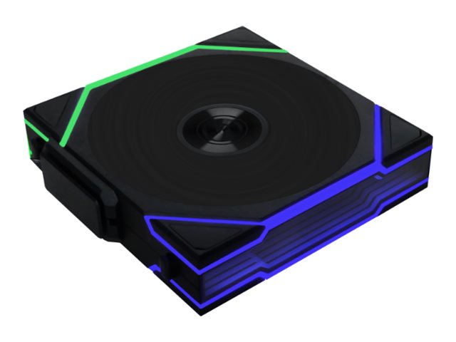 Lian Li Uni Fan Tl Wireless 120 Indsats Med Blæser Med Lcd Skærm 120 Mm Sort