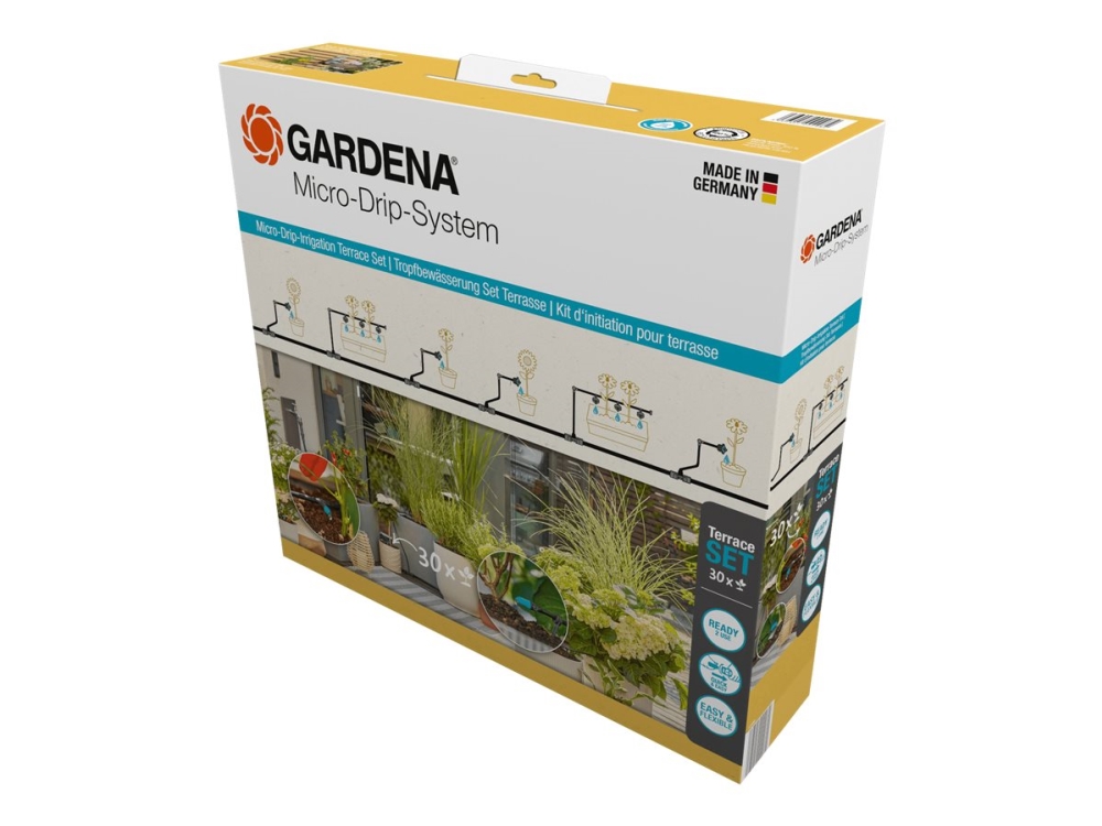 Gardena Micro-Drip-System Terrassesæt (30 Planter)