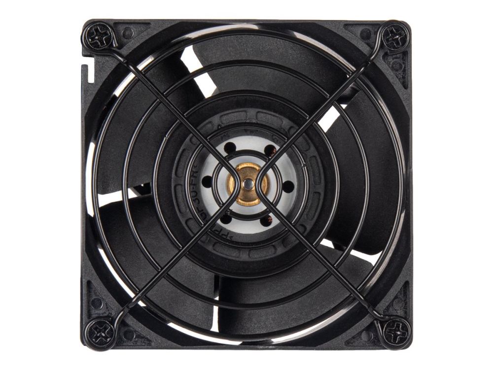 Silverstone Fhs 80X - Indsats Med Blæser - Højtydende, 80 Mm X 38 Mm, Pwm Industriel Ventilator - 80 Mm - Sort