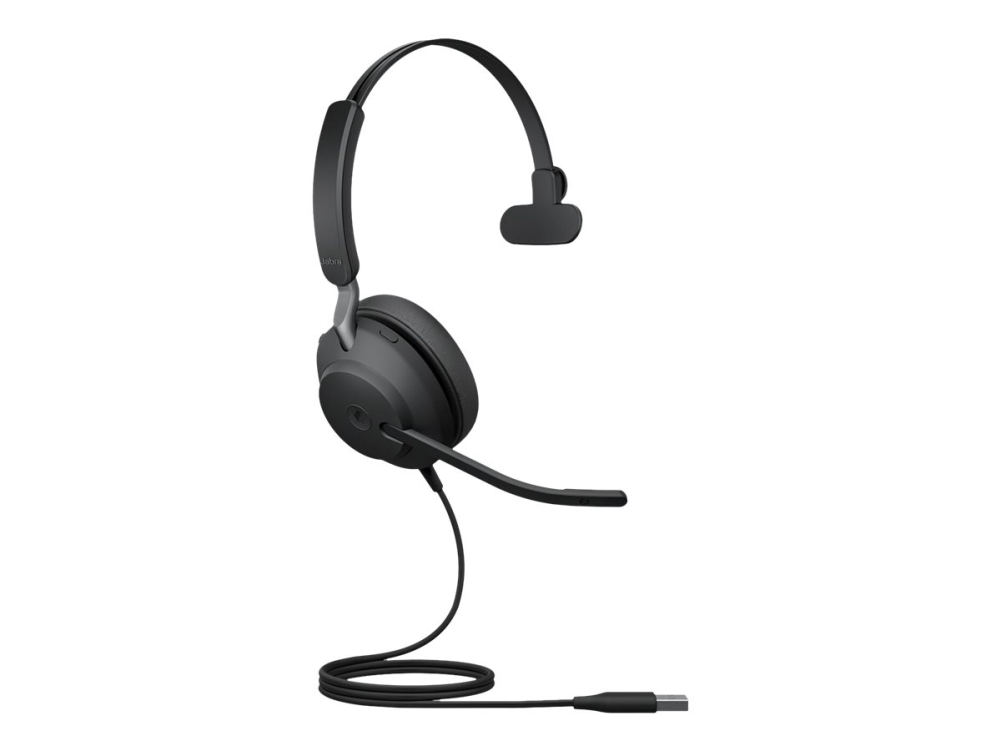 Jabra Evolve2 40 Se Ms Mono - Headset - On-Ear - Kabelgebunden - Usb-A - Geräuschisolierend - Zertifiziert Für Microsoft Teams