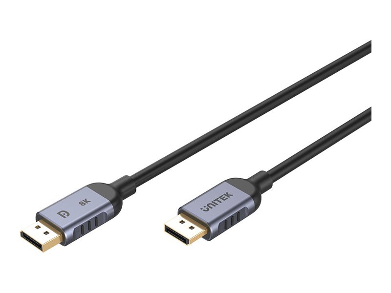 Unitek C1628gy01-2M, 2 M, Displayport, Displayport, Männlich, Männlich, 7680 X 4320 Pixel