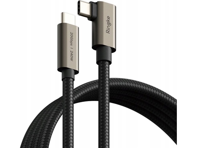 Ringke Usb-C - Usb-C 2 M Usb-Kabel Sort (Rgk11762)
