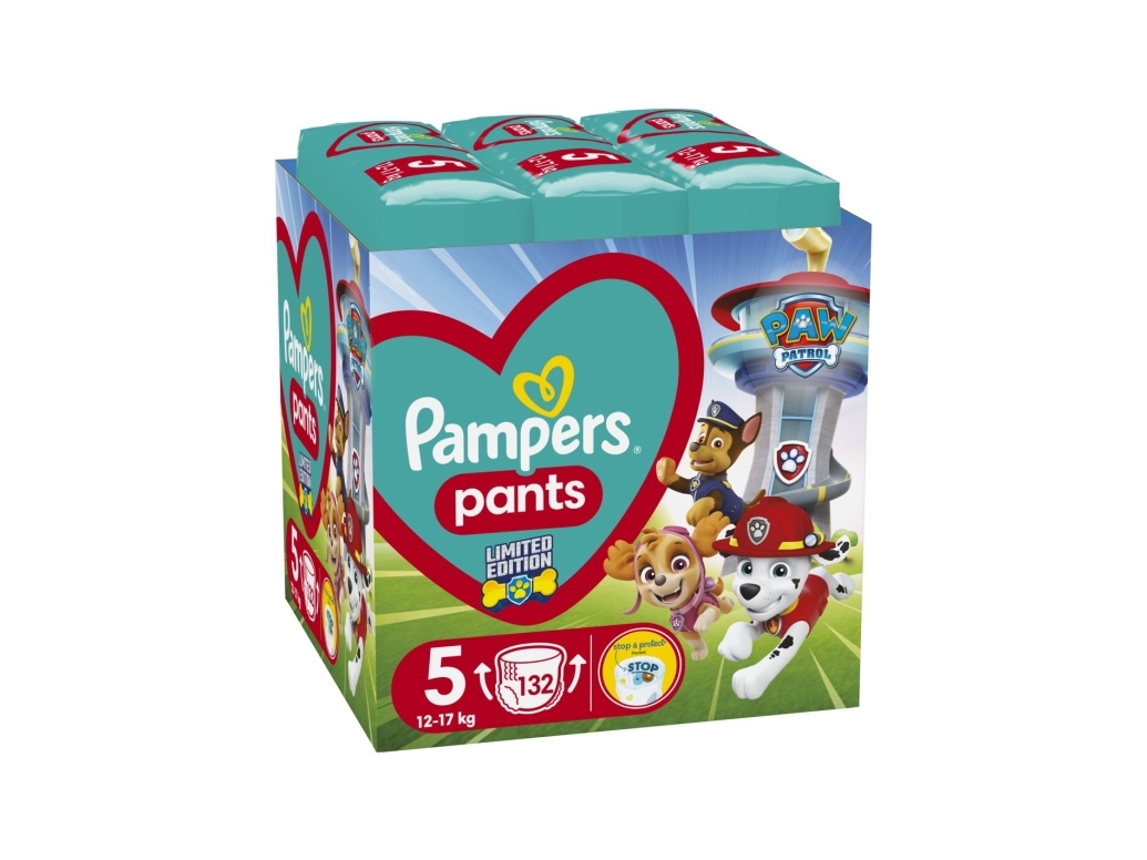Pampers Pants Paw Patrol blöjor, Storlek 5, 132 blöjor, 12-17kg | Hälsa - Personlig vård - Blöjor | GameStuff