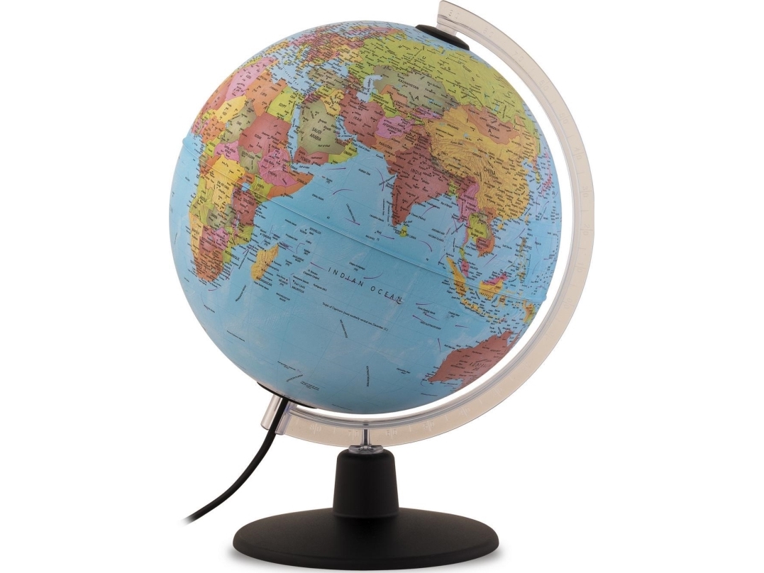 Night&day Illuminated Political Globe