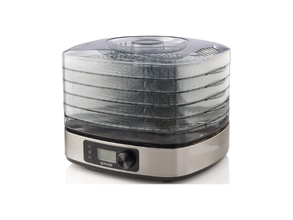 Gorenje | Ruoankuivausrumpu | FDK500DE | Teho 380 W | 5 lokeroa | Lämpötilan säätö | Integroitu ajastin | Ruostumaton teräs | Ruostumaton teräs