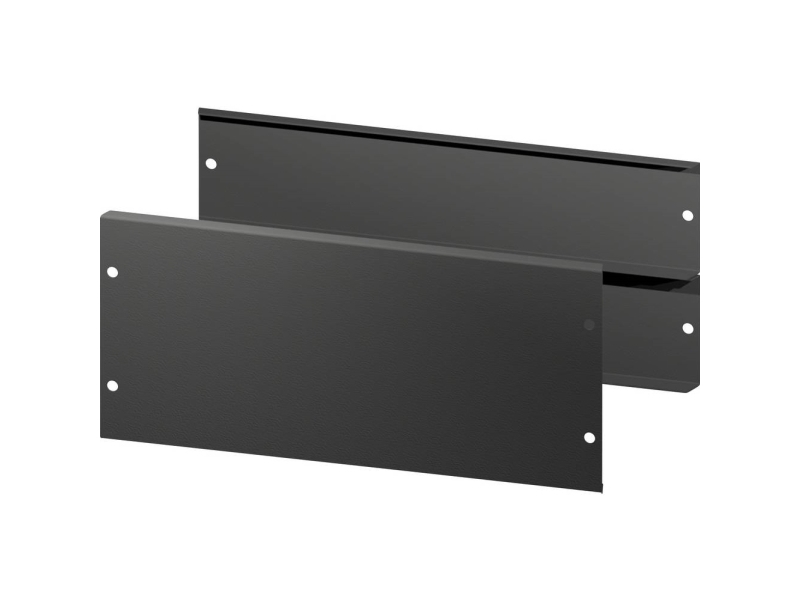 Rittal 2830062 Tilbehør Til Fordelerskab Blind Plate Stålplade Sort (Ral 9005) 2 Stk