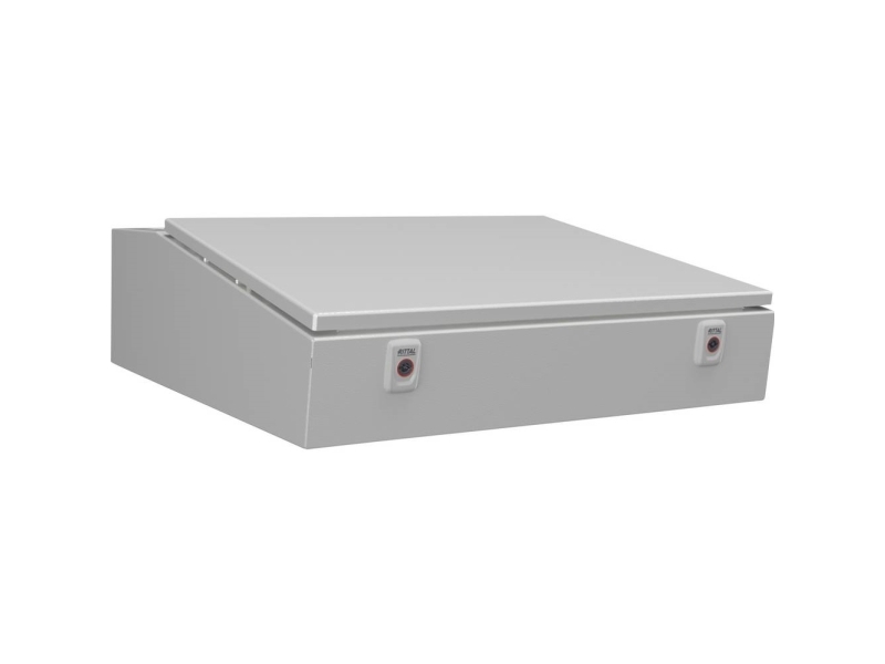 Rittal Cx 6710.000 Pult-Kabinet Mittelteil (B X H) 600 Mm X 200 Mm Stahlblech Grau, 1 Stk
