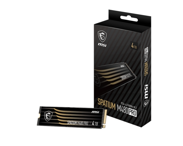 Msi Spatium M480 Pro 4 Tb Pcie 4.0 Nvme M.2 Ssd S78 440r050 P83
