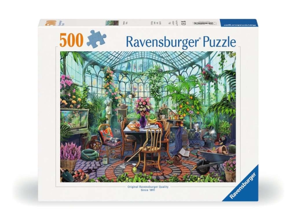 Delione Ravensburger Puzzle Greenhouse Mornings 500p 12000207