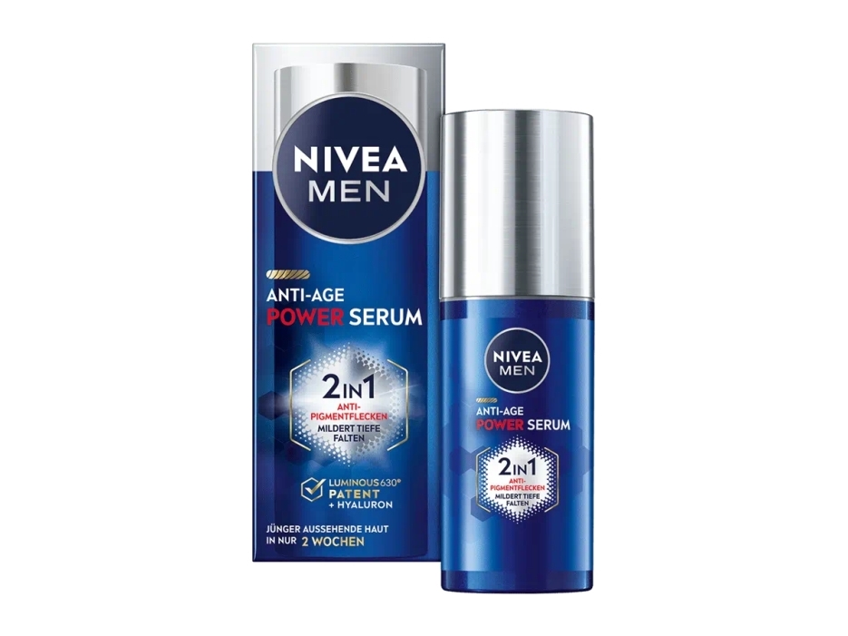 NIVEA_Men Anti-Age Power Serum 2in1 intensive serum against imperfections 30ml | Hudvård - Hudvård till herrar | GameStuff