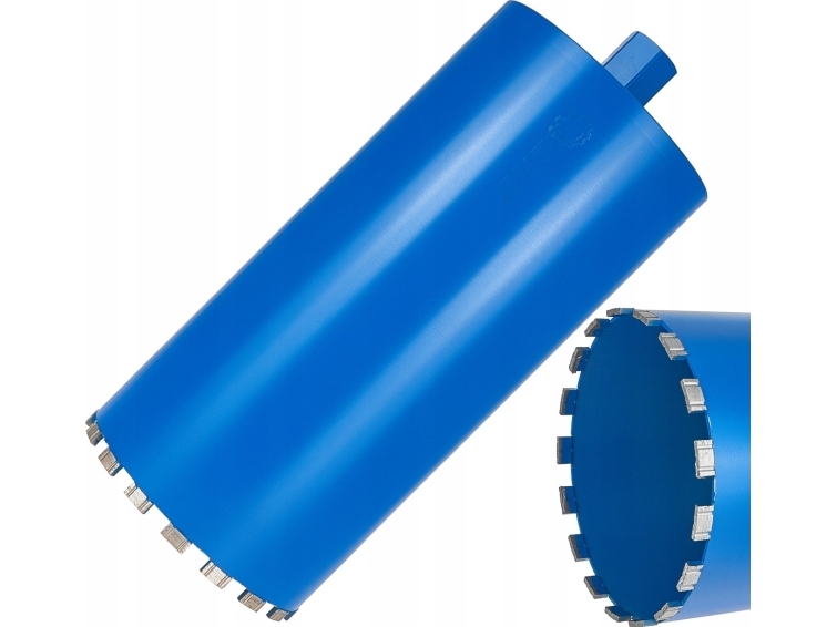 Geko diamantborekrone til tør og våd boring 202x10x450mm 17T 1.1/4