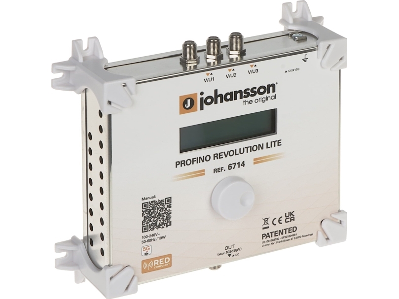 PROGRAMMERBAR MULTIBÅNDSFORSTÆRKER JOHANSSON-6714/LITE JOHANSSON