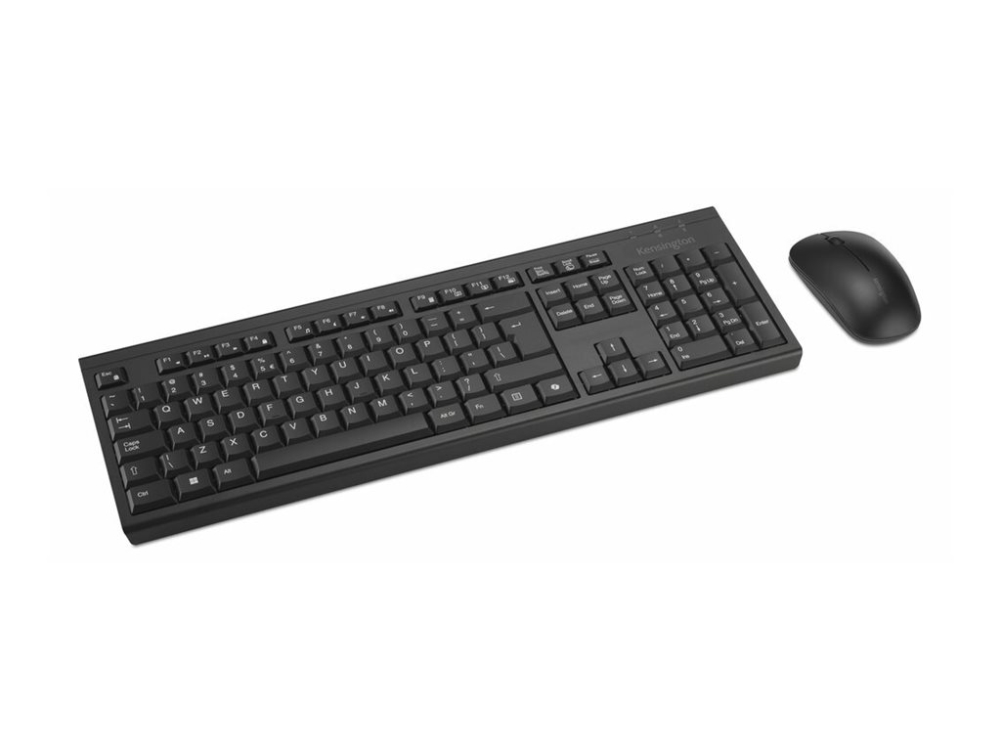 Kensington Km270 Eq - Sæt Med Mus Og Tastatur - Full Size - Trådløs - 2.4 Ghz, Bluetooth - Qwerty - Us International