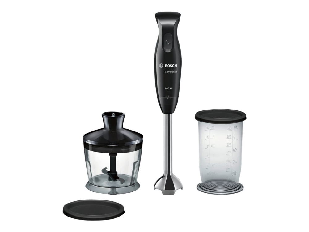 Bosch CleverMixx MSM2620B - Stavblender - 600 W - sort/anthracit