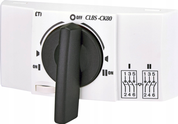 ETI adapter til I-0-II omskiftere Eti CLBS-CK80 ETI Polam 004661439