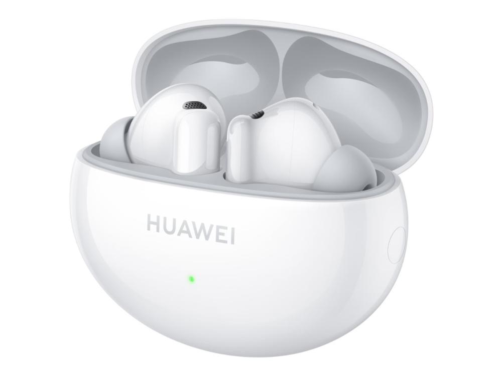 Huawei FreeBuds 6i - True wireless-hörlurar med mikrofon - inuti örat - Bluetooth - aktiv brusradering - vit | TV, Ljud & Bild - Hörlurar & Mikrofoner | GameStuff