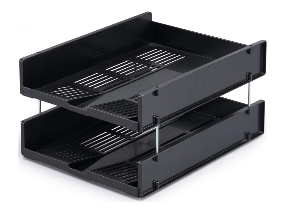 Durable Optimo - Brevbakke - For A4 (210 X 297 Mm) - Kapacitet: 500 Ark - Brunsort